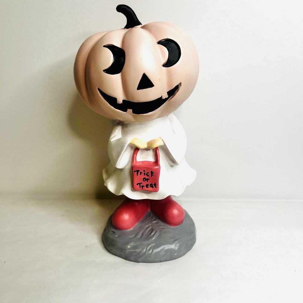 Goblin and Ghoul Pink Pumpkin Trick Or Treat Girl Halloween 8” TikTok Viral
